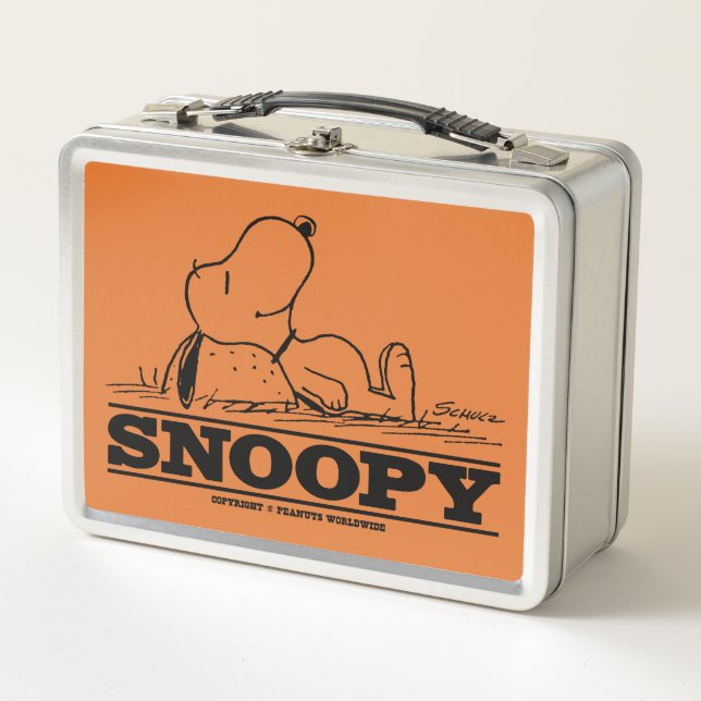 Peanuts | Snoopy Rest Break Metal Lunch Box (Front)