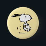Peanuts | Snoopy Running 2 Inch Round Button<br><div class="desc">Snoopy is the loveable pet beagle of Charlie Brown in the comic strip Peanuts by Charles M. Schulz. Check out this cute Peanuts design featuring this loveable dog.</div>