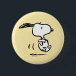 Peanuts | Snoopy Running 2 Inch Round Button<br><div class="desc">Snoopy is the loveable pet beagle of Charlie Brown in the comic strip Peanuts by Charles M. Schulz. Check out this cute Peanuts design featuring this loveable dog.</div>
