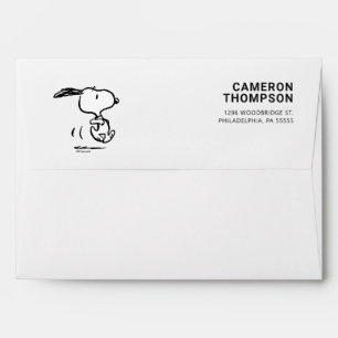 Peanuts   Snoopy Running Envelope