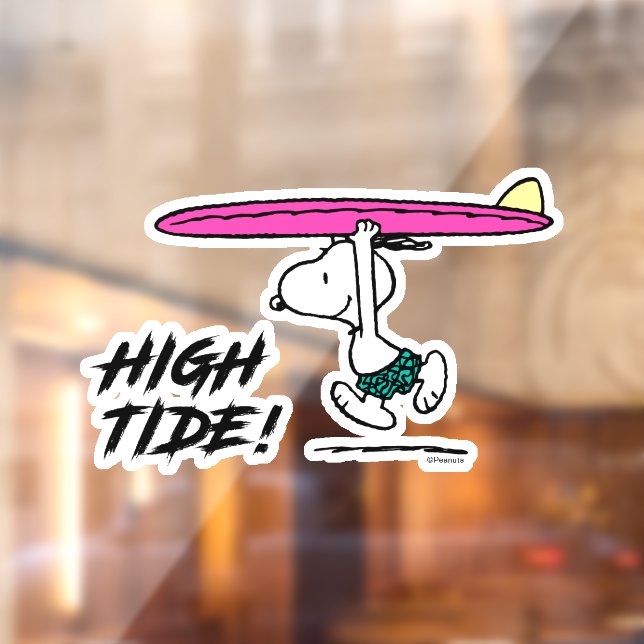 Peanuts | Snoopy Running to the Surf Window Cling (Sheet 2)