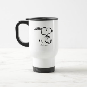 Peanuts Snoopy Running Travel Mug