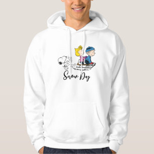 Peanuts Snoopy, Sally & Linus Sled Riding Hoodie