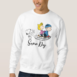 Peanuts   Snoopy, Sally & Linus Sled Riding Sweatshirt