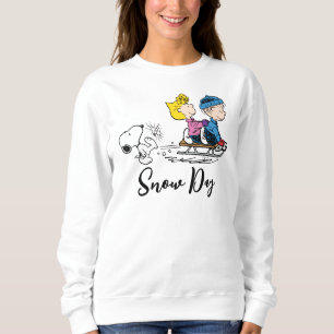 Peanuts Snoopy, Sally & Linus Sled Riding Sweatshirt