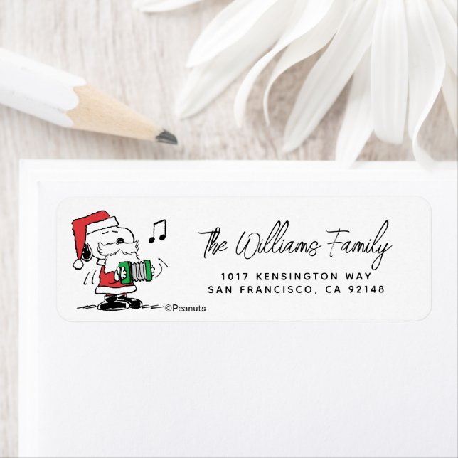 Peanuts | Snoopy Santa Claus Accordian (Insitu)