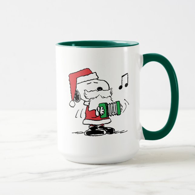 Peanuts | Snoopy Santa Claus Accordian Mug (Right)