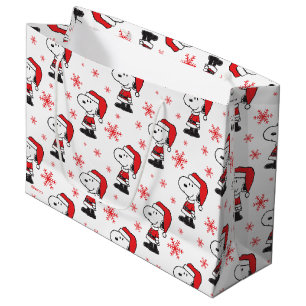 Peanuts Snoopy Santa Claus Large Gift Bag