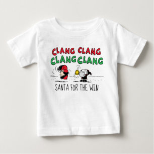 Peanuts Snoopy Santa Claus & Lucy Baby T-Shirt