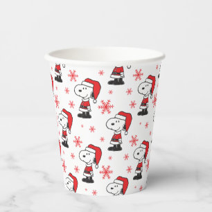 Peanuts   Snoopy Santa Claus Paper Cups