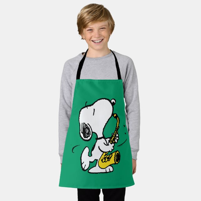 Peanuts | Snoopy Saxophone Player Apron (Worn)