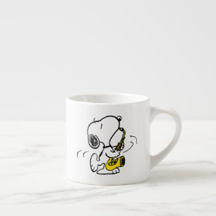 Peanuts   Snoopy Saxophone Player Espresso Cup