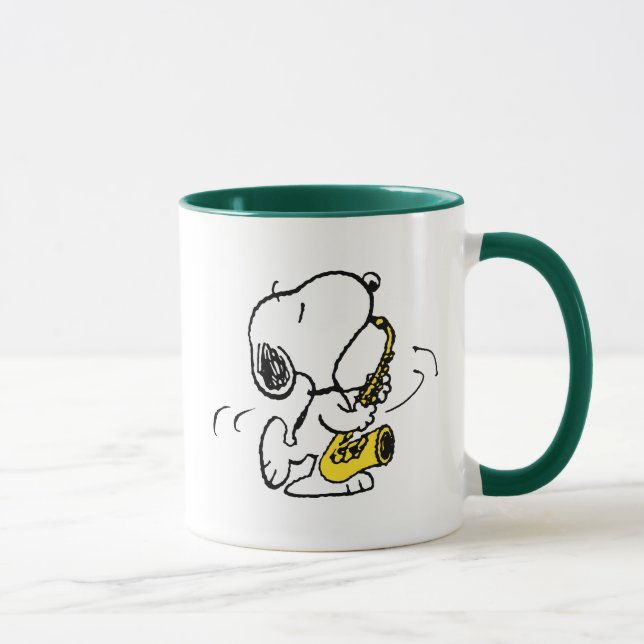 Peanuts | Snoopy Saxophone Player Mug (Right)