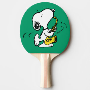 Peanuts   Snoopy Saxophone Player Ping Pong Paddle