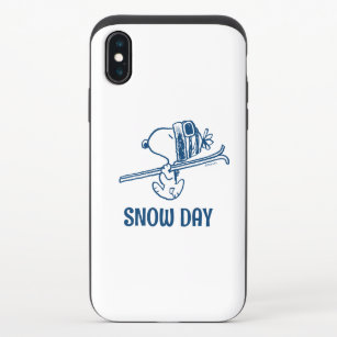Peanuts   Snoopy Ski Trip iPhone X Slider Case