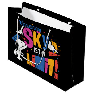 Peanuts Snoopy Sky Is The Limit Graduation Large Gift Bag