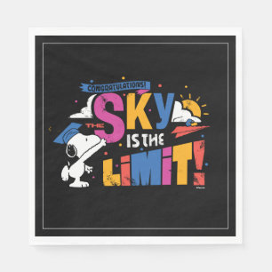 Peanuts Snoopy Sky Is The Limit Graduation Napkin