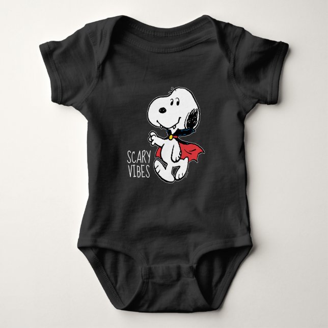 Peanuts | Snoopy Smiling Vampire Baby Bodysuit (Front)