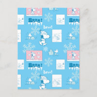 Peanuts | Snoopy Snow Day Pattern