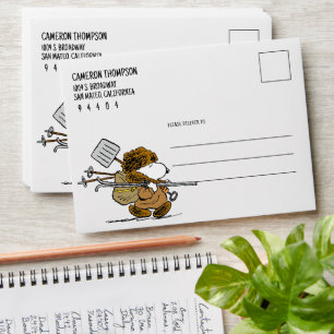Peanuts   Snoopy Snow Warrior Envelope