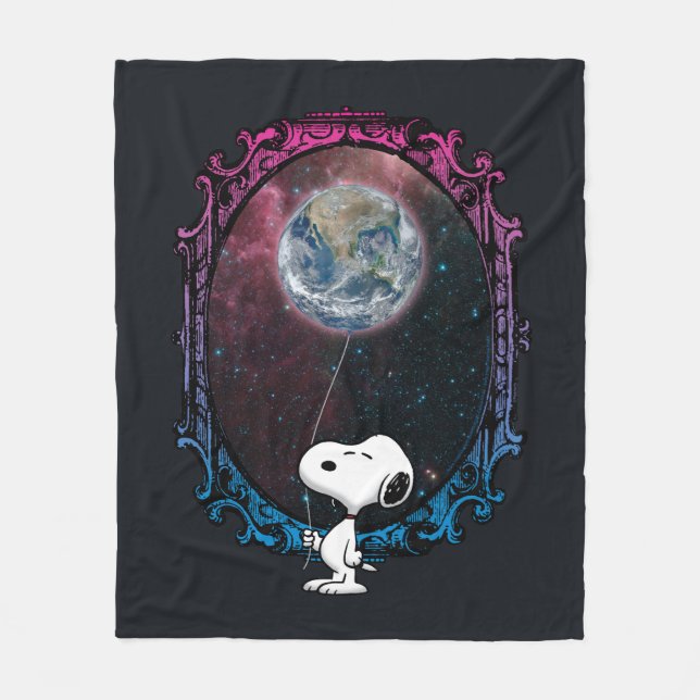 Peanuts | Snoopy Spaced Out Balloon Fleece Blanket (Front)