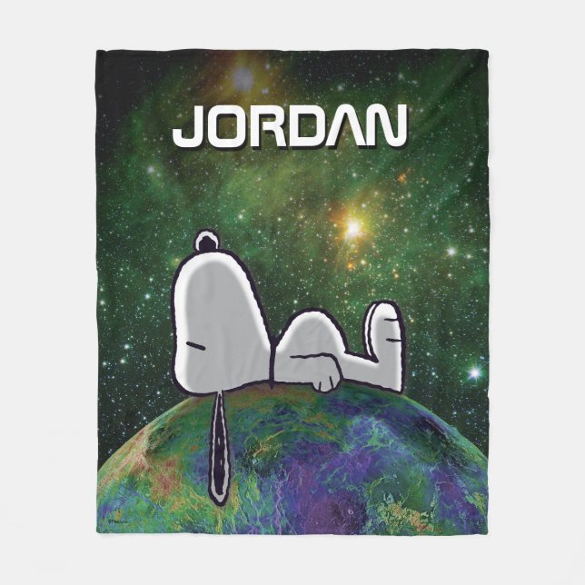 Peanuts | Snoopy Spaced Out Fleece Blanket (Front)
