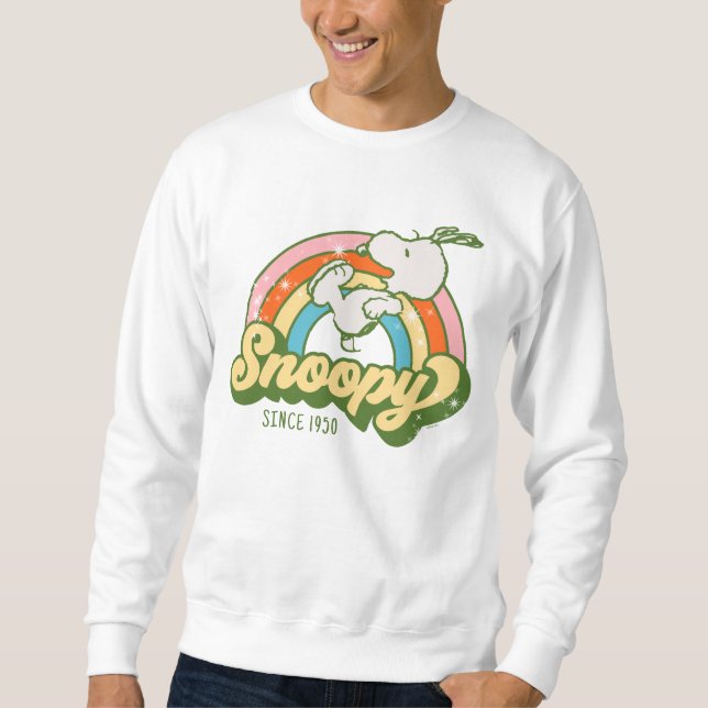 Peanuts | Snoopy Sparkle Rainbow Sweatshirt (Front)