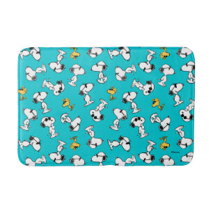 Peanuts   Snoopy & Sunglasses Pattern Bath Mat