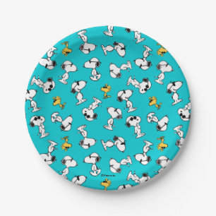 Peanuts   Snoopy & Sunglasses Pattern Paper Plate