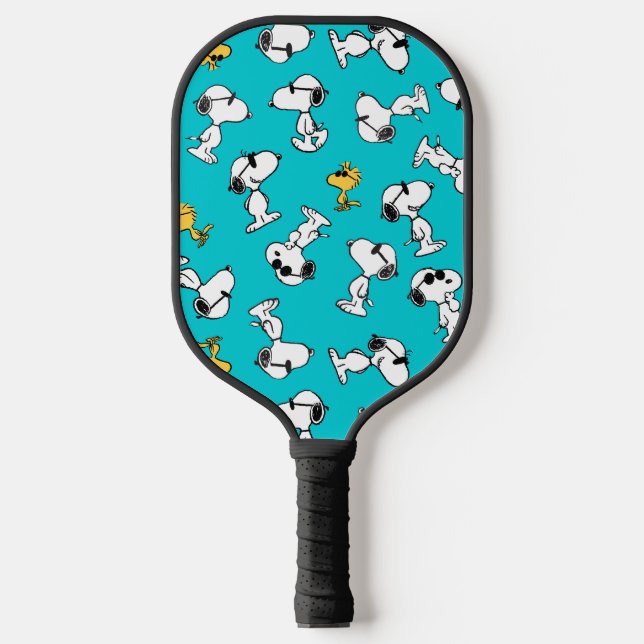 Peanuts | Snoopy & Sunglasses Pattern Pickleball Paddle (Front)