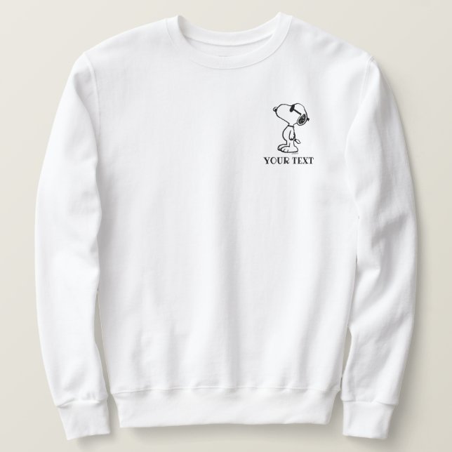 Peanuts | Snoopy Sunglasses Ponder Sweatshirt (Design Front)