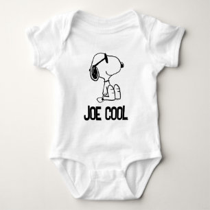 Peanuts   Snoopy Sunglasses Smile Baby Bodysuit