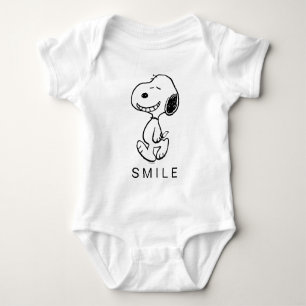 Peanuts   Snoopy Super Smile Baby Bodysuit