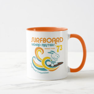 Peanuts   Snoopy Surfboard Longboard Competition Mug