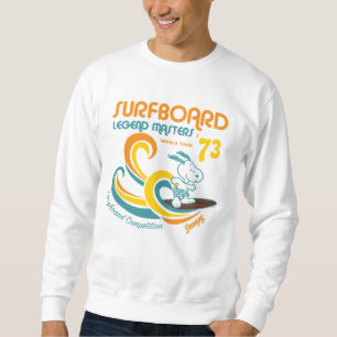 Peanuts Snoopy Surfboard Longboard Competition Sweatshirt