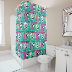 Peanuts   Snoopy Teal Surf Pattern