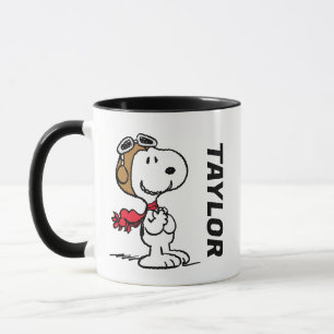 Peanuts Snoopy The Flying Ace Add Your Name Mug