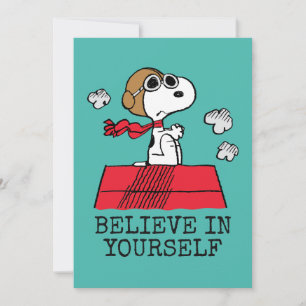 Peanuts Snoopy the Flying Ace Card