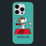 Peanuts | Snoopy the Flying Ace iPhone 15 Pro Case<br><div class="desc">This cute Peanuts design features Snoopy as the World War I flying ace reading to take on the Red Baron of Germany.</div>