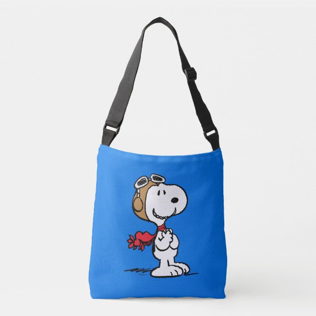 Peanuts | Snoopy The Flying Ace Crossbody Bag (Front)