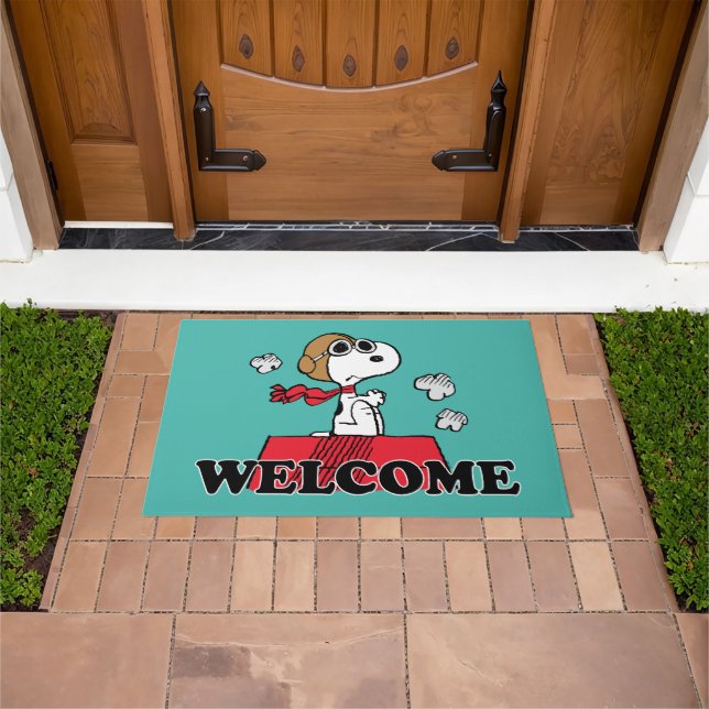 Peanuts | Snoopy the Flying Ace Doormat (Outdoor)