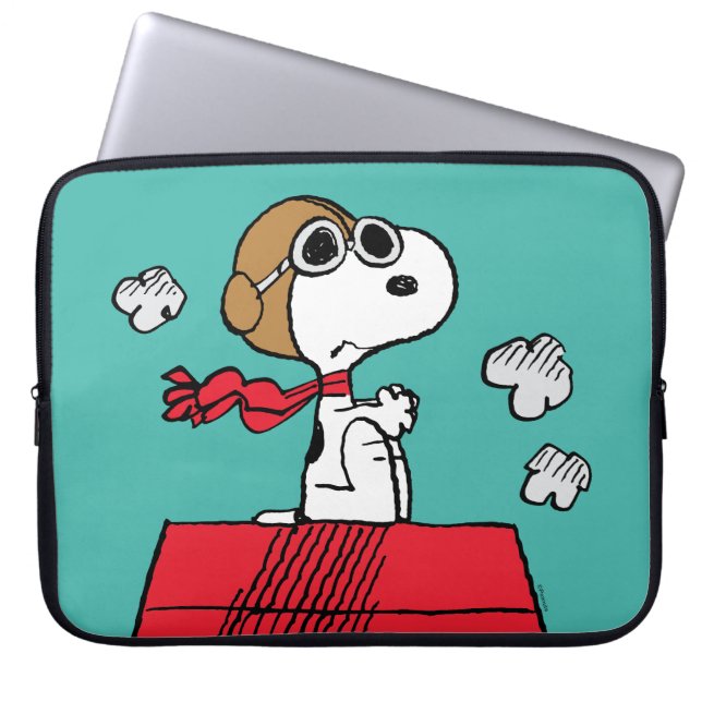 Peanuts | Snoopy the Flying Ace Laptop Sleeve (Front)