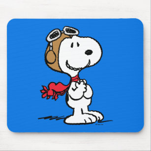 Peanuts   Snoopy The Flying Ace Mouse Pad