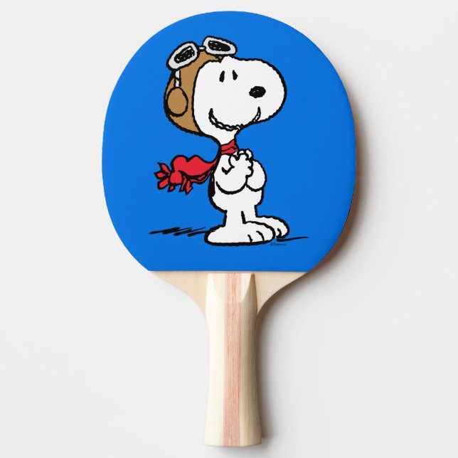 Peanuts | Snoopy The Flying Ace Ping Pong Paddle (Front)