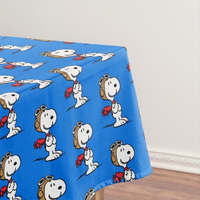 Peanuts | Snoopy The Flying Ace Tablecloth (In Situ)