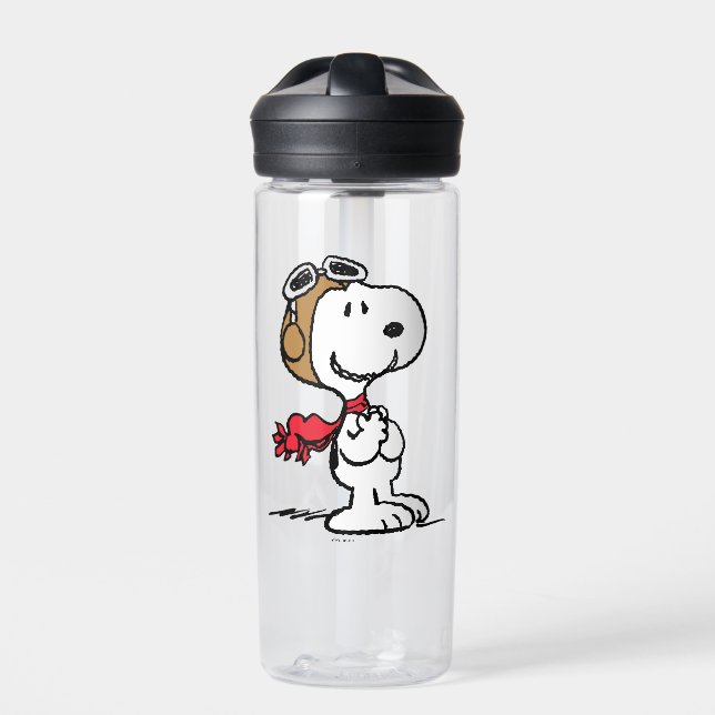 Peanuts | Snoopy The Flying Ace Water Bottle (Front)