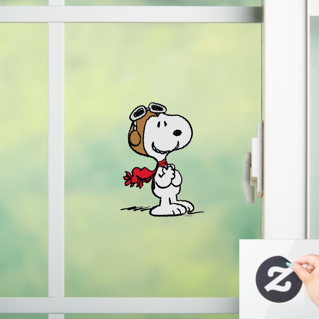 Peanuts | Snoopy The Flying Ace Window Cling (Home)