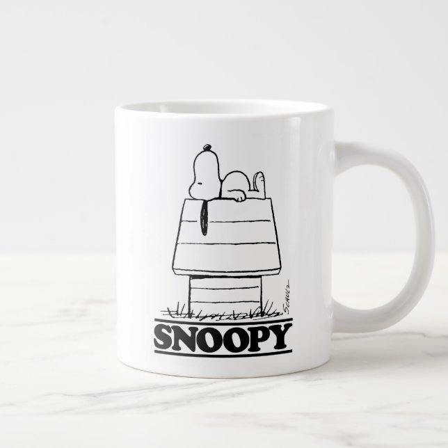 Peanuts | Snoopy The Secret To Life Large Coffee Mug (Right)