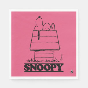 Peanuts   Snoopy The Secret To Life Napkin