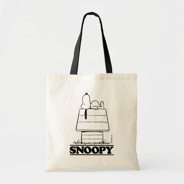 Peanuts | Snoopy The Secret To Life Tote Bag (Front)